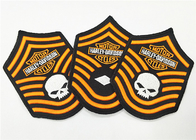 Fashionable 3D Embroidery Patches Motorcycle Club Fabric Badges Patches